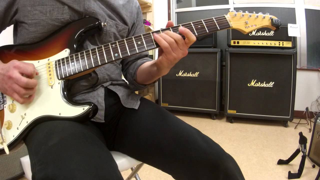 History GH-SV/C Heritage Wood Neck Stratocaster Type Crunch - YouTube