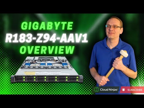 GIGABYTE R183-Z94-AAV1 Server Overview: AMD Turin & Genoa