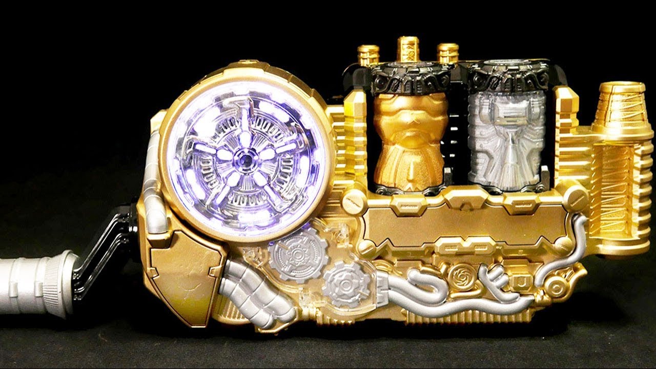 金色塗装！仮面ライダービルド DXビルドドライバー&フルボトル Kamen