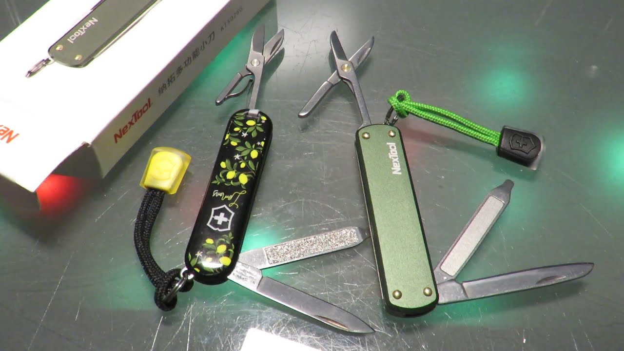 NEXTOOL KT5026 vs VICTORINOX Classic SD Alox! - YouTube