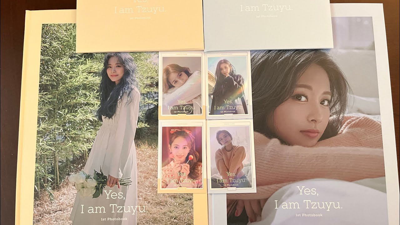 Unboxing] Yes, I am Tzuyu 1st Photobook ⟡ Peach & Blue versions