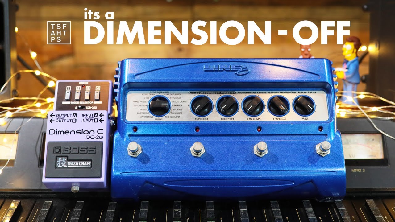 Dimension OFF - Boss DC-2w VS Line 6 MM4 - YouTube