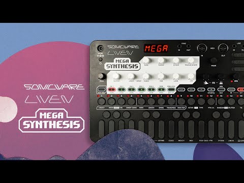 Sonicware LIVEN MEGA Synthesis Sound Demo (no talking) - YouTube