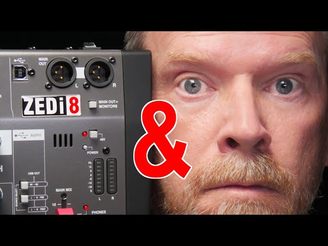 Podcasters and Streamers: Allen & Heath ZEDi 8 Mixer/USB Interface