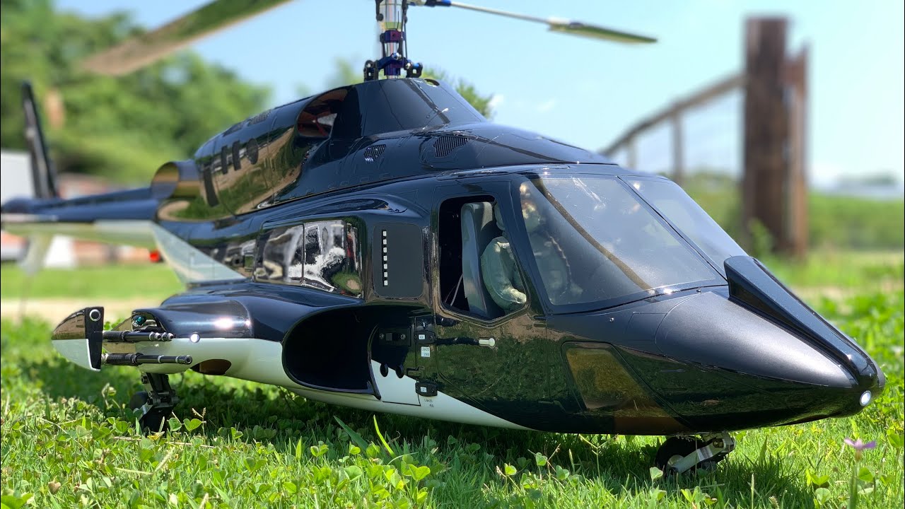 R/C Scale Heli Airwolf and RedWolf Short video エアーウルフ レッド