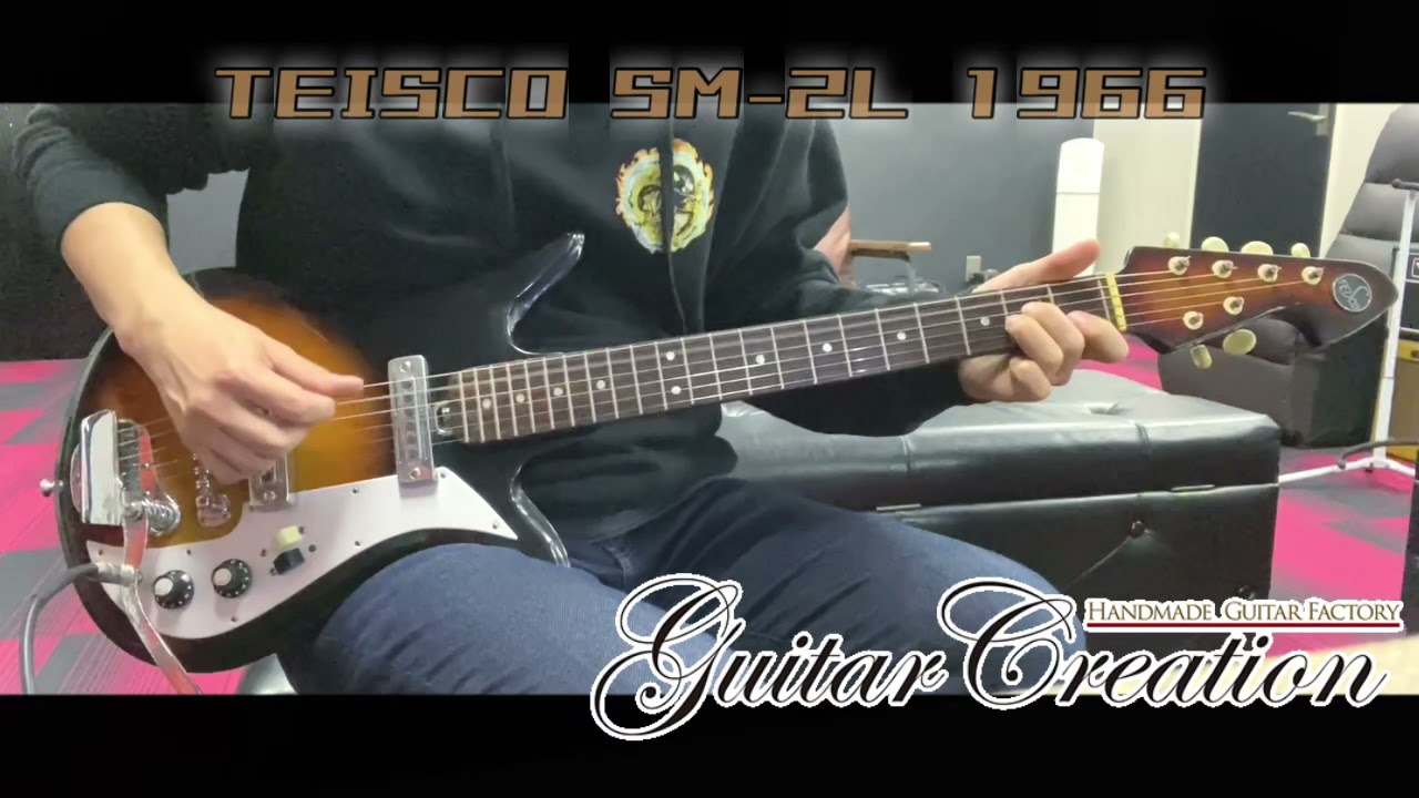 TEISCO SM-2L 3TONESUNBURST 1966年製【VERY CUTE】”TURIP STYLE” 2.74