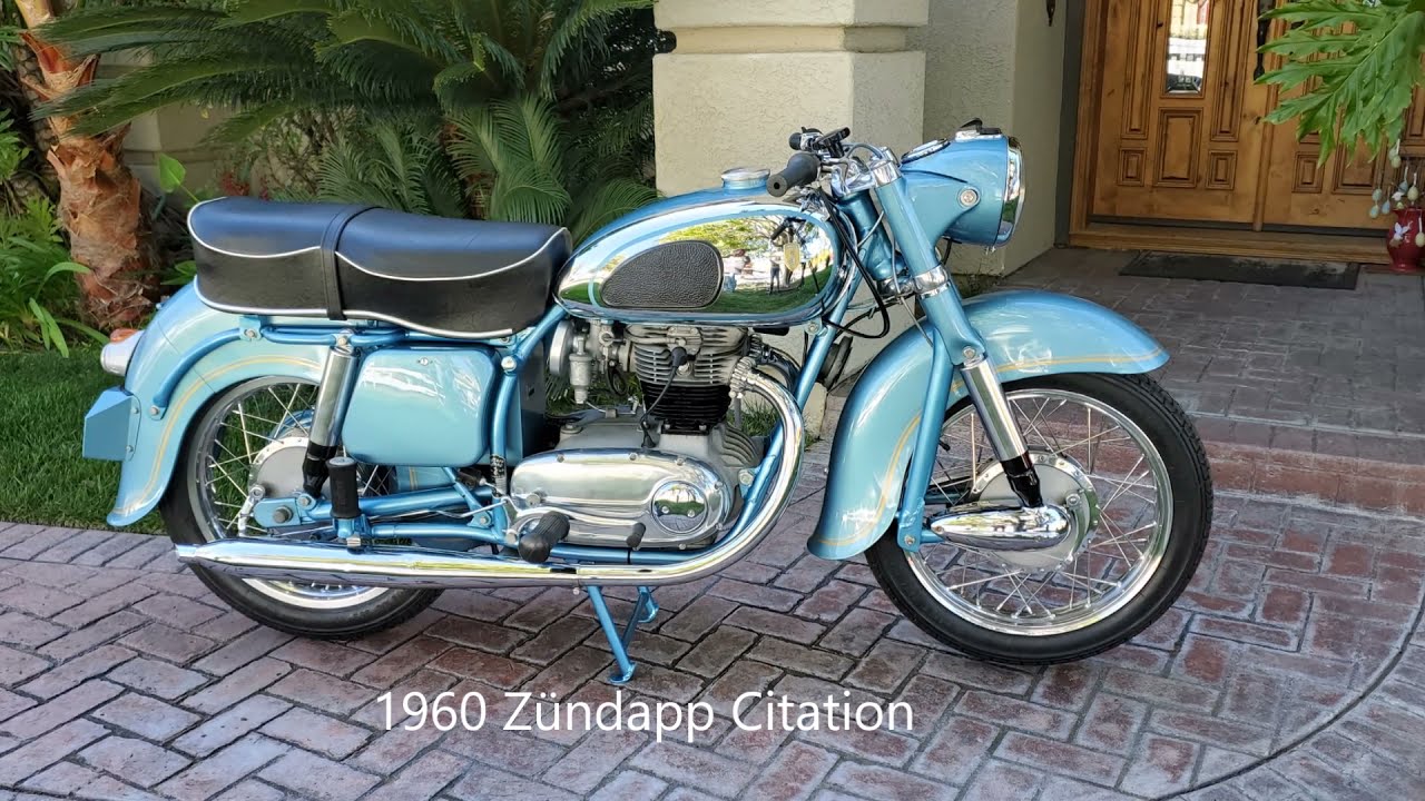 Dual Citizen: 1960 Zundapp Citation, aka, Horex Imperator, 500cc