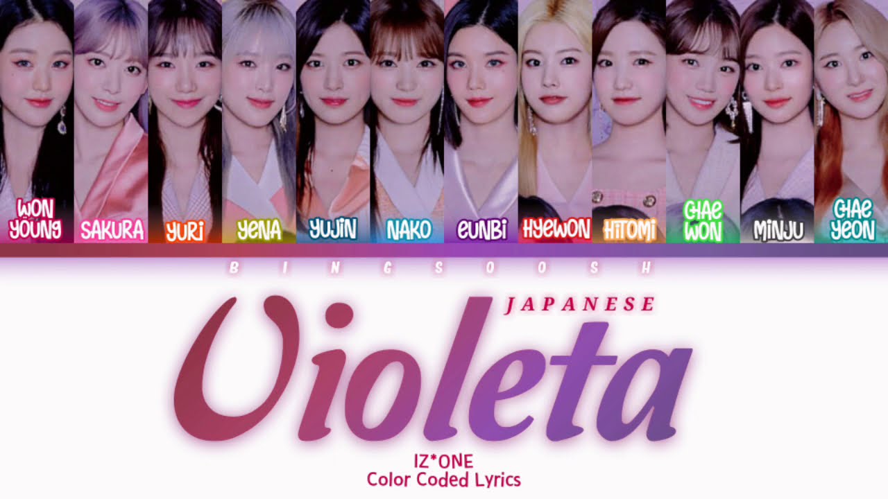 OFFICIAL VER.] IZ*ONE (アイズワン) - Violeta Japanese Version