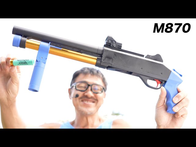 レミントン M870 ショーティ リアルカート ナーフタイプ玩具レビュー