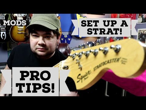 MODS: Overhauling a Japanese Squier Stratocaster! - YouTube