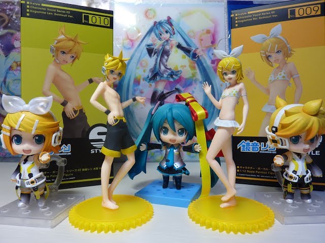 S-STYLE 鏡音レン 水着Ver. レビュー&ぷちミクコーナー！ - YouTube