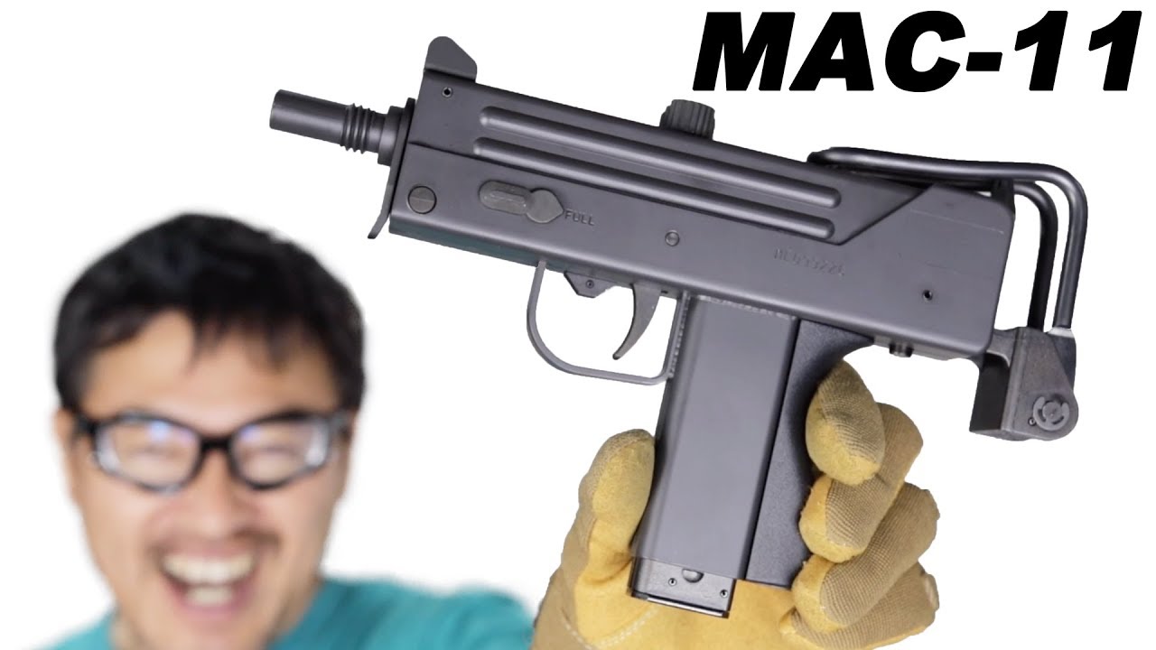 イングラム M11 マルゼン ガスブローバック ガスガン レビュー - YouTube