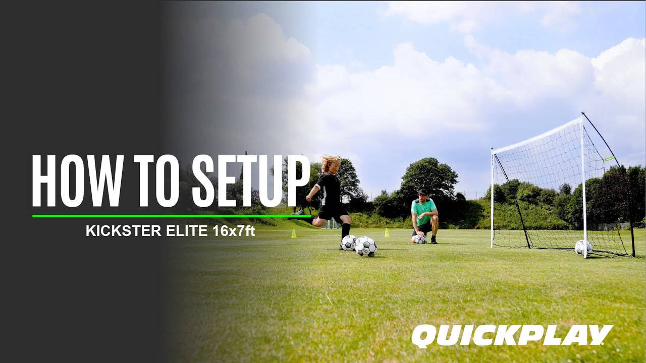 KICKSTER Elite 16x7' Soccer Goal | Team & Coach Preferred