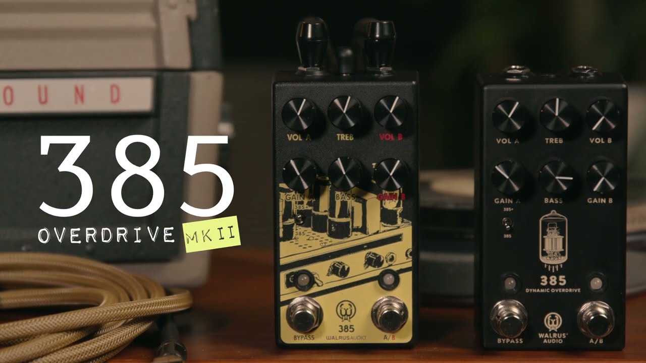新しい Walrus Audio 385 MKII オーバードライブ : r/guitarpedals