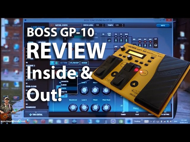 Roland Boss GP 10 Guitar Effects Processor Pedal Synth | An Inside