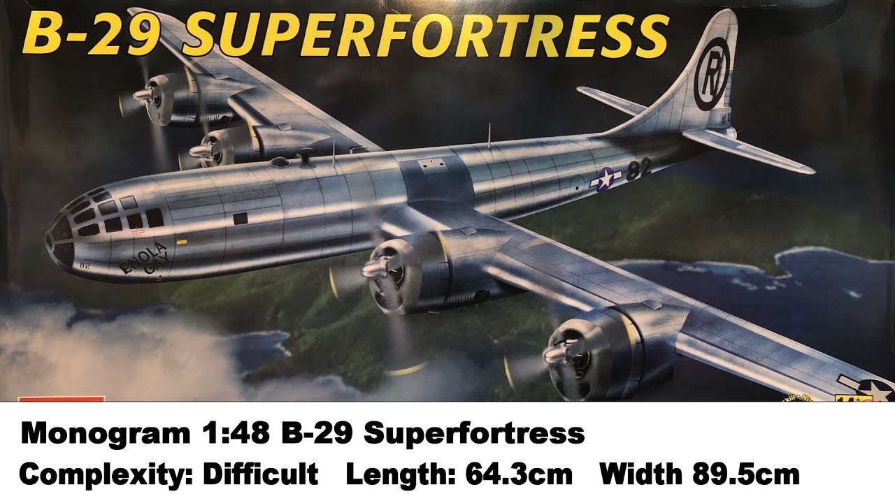 Massive! Monogram 1:48 B-29 Superfortress Kit Review - YouTube