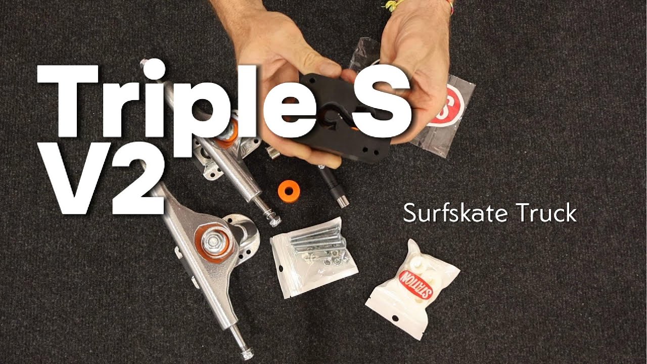 Surfskate Truck STATION Triple S V2 (Surfskate simulator) - YouTube