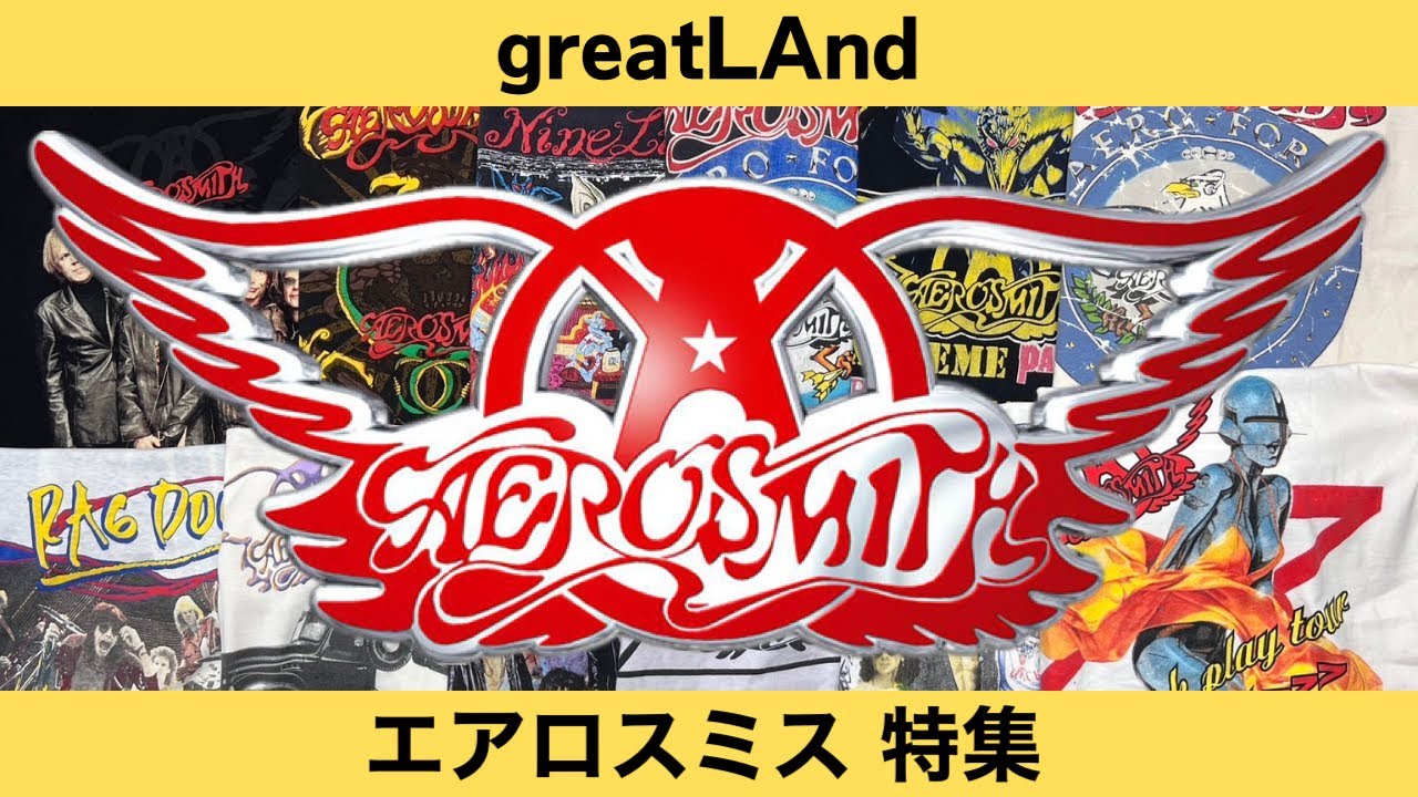 3/10 エアロスミス特集！90年代を中心に「間違いない」12着のご紹介