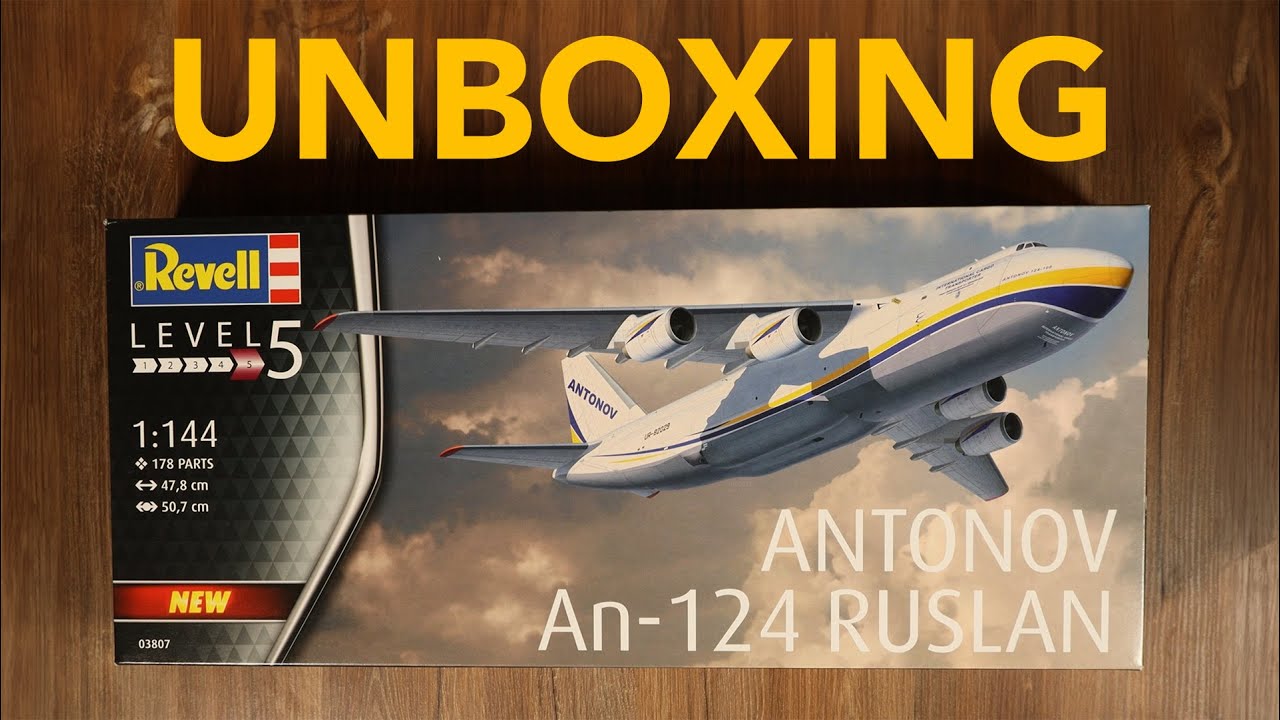 Unboxing | Antonov Airlines An124 | Revell 03807 - YouTube