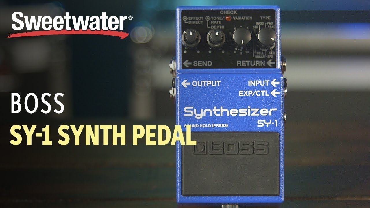 BOSS SY-1 Synthesizer Pedal Demo - YouTube