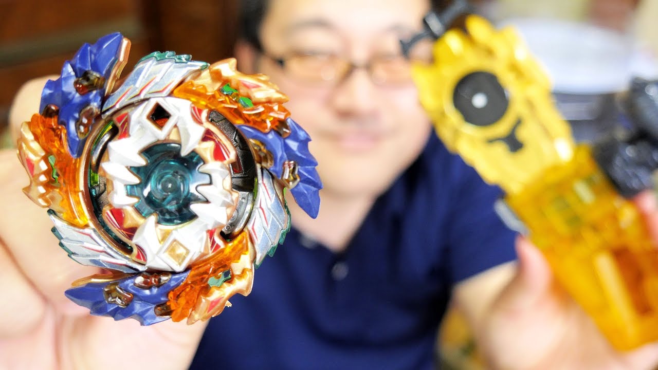 ベイブレードバースト超Z ガイストファブニルとロングベイランチャーL