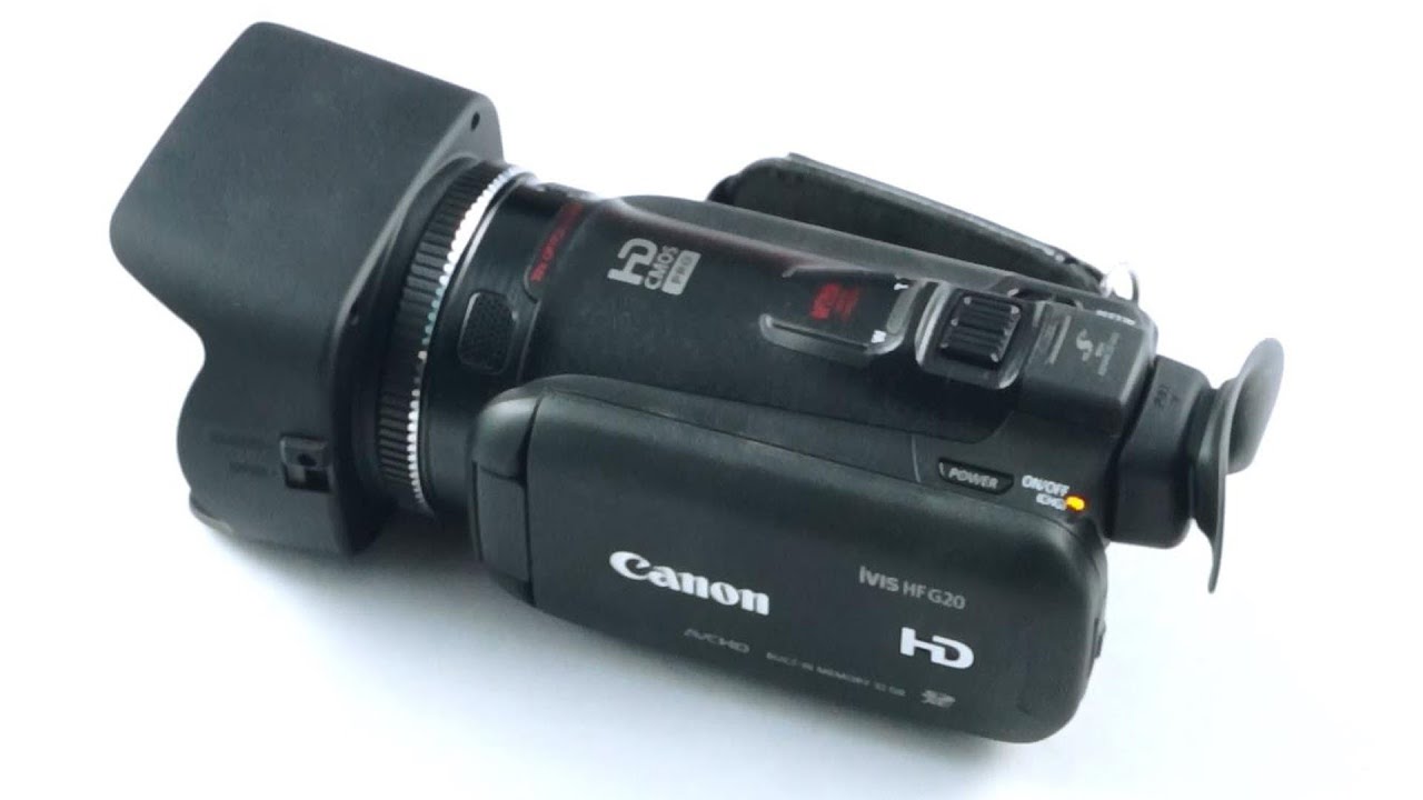 Unboxing the Canon HF G20 (VIXIA / iVIS) - Cursed4Eva.com - YouTube