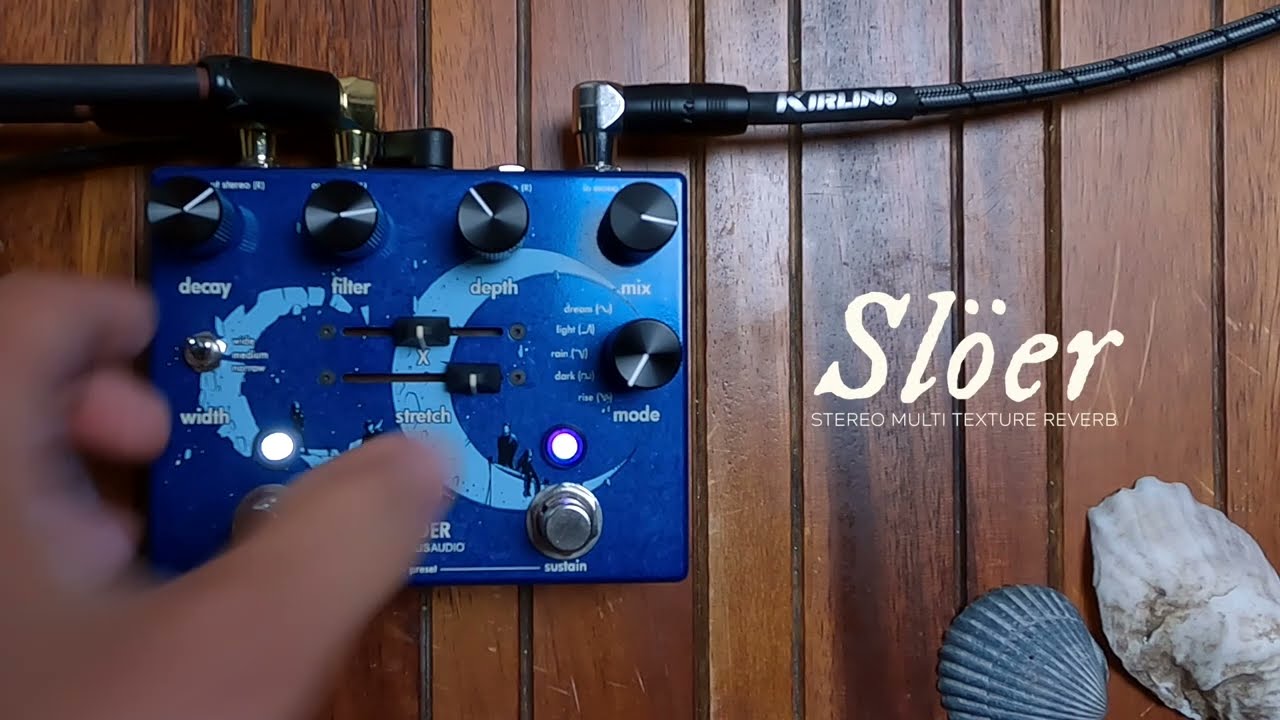 Walrus Audio Sloer Reverb Blk – Motor City Guitar