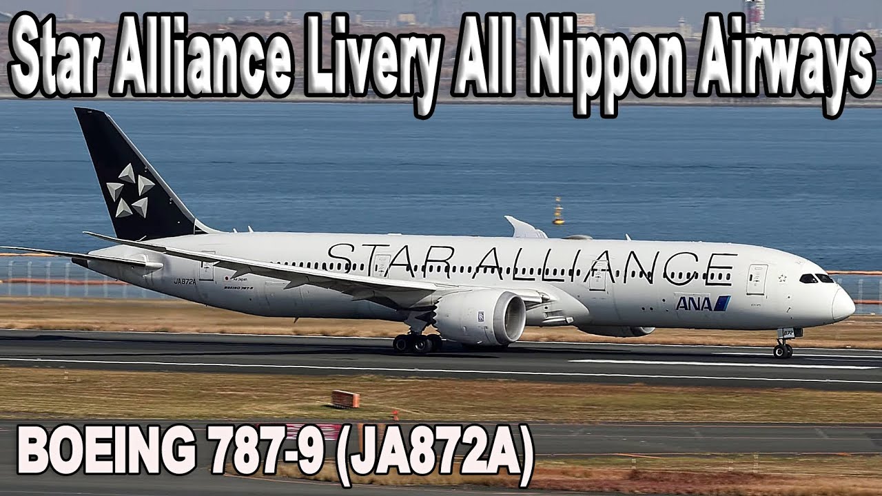 Star Alliance Livery All Nippon Airways Boeing 787-9 (JA872A)羽田