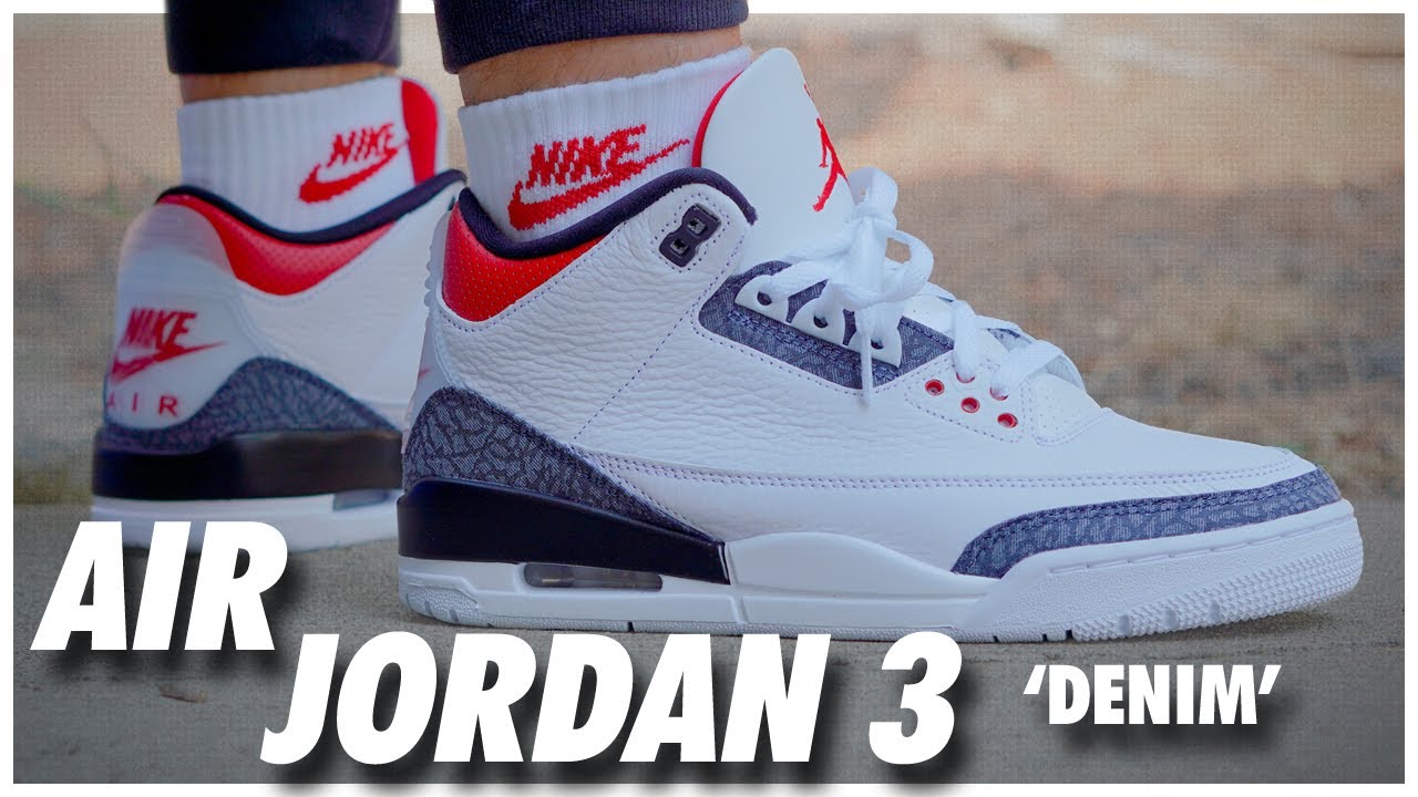Air Jordan 3 SE Denim - YouTube