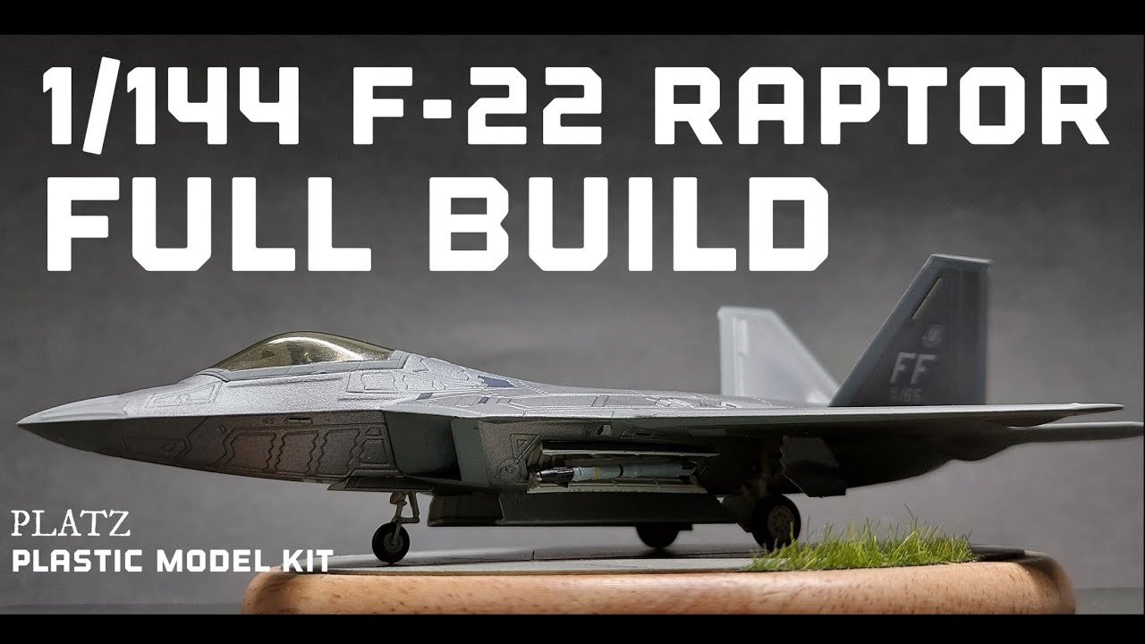 1/144 scale F-22 Raptor Aircraft model, US Air Force F-22 Raptor