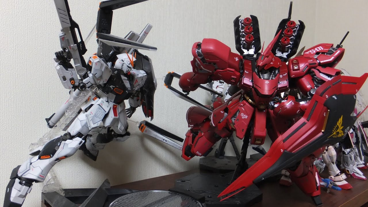ガンプラ】MG サザビー ver.Ka 完成披露 - YouTube