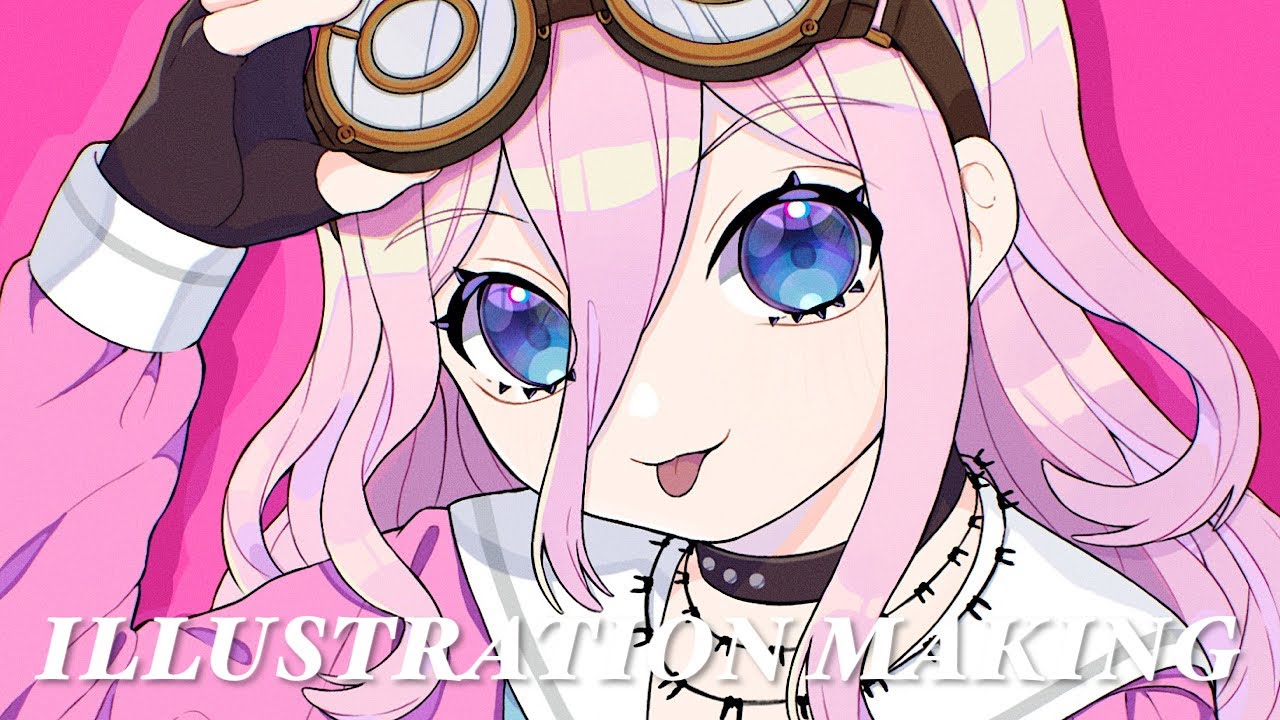 ダンガンロンパ】入間美兎を描いてみた【初投稿】 - YouTube