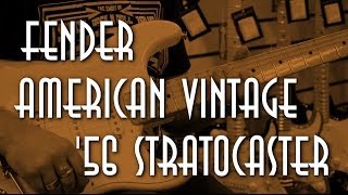 Fender American Vintage '56 Stratocaster - YouTube