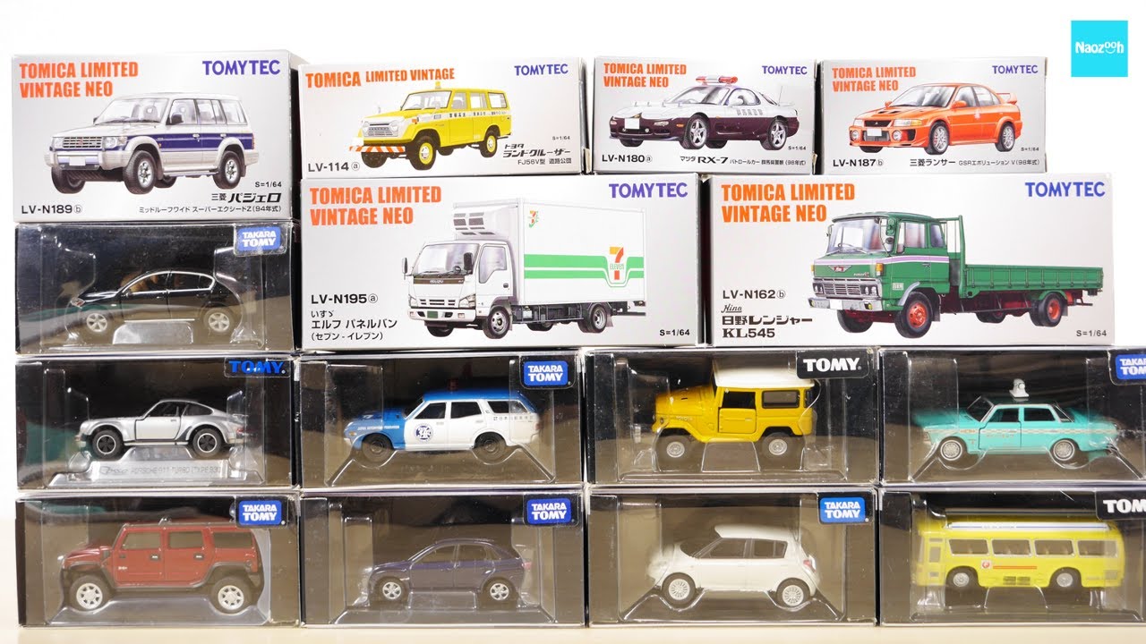 A quick introduction to the Tomica Limited Vintage Neo, all 15