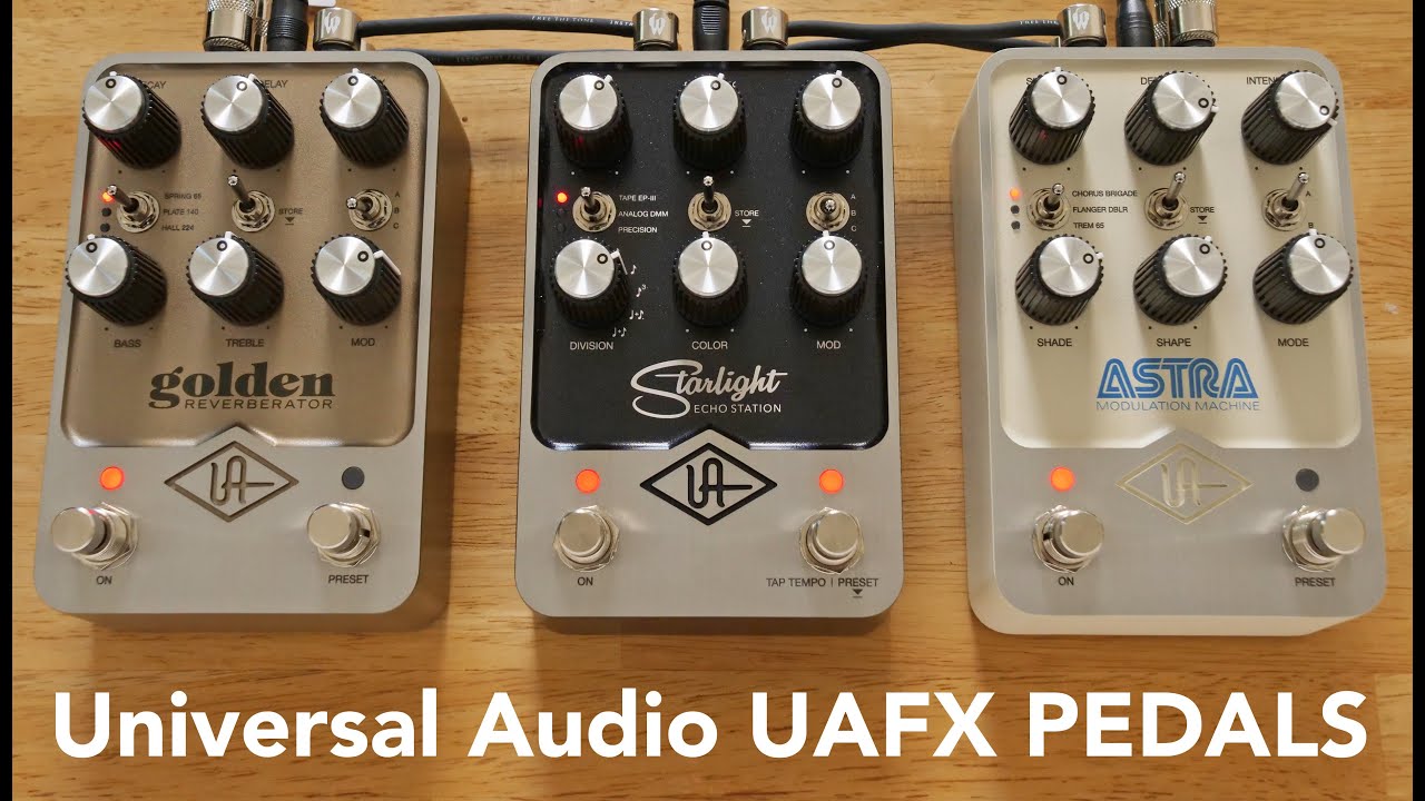 Universal Audio UAFX Pedal Series：スタジオ品質、濃密で心に響く