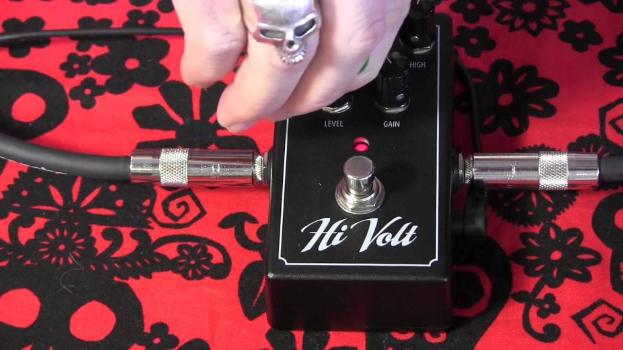 チューブライクな歪みを得られる「Lovepedal Hi VOLT Custom 1」を