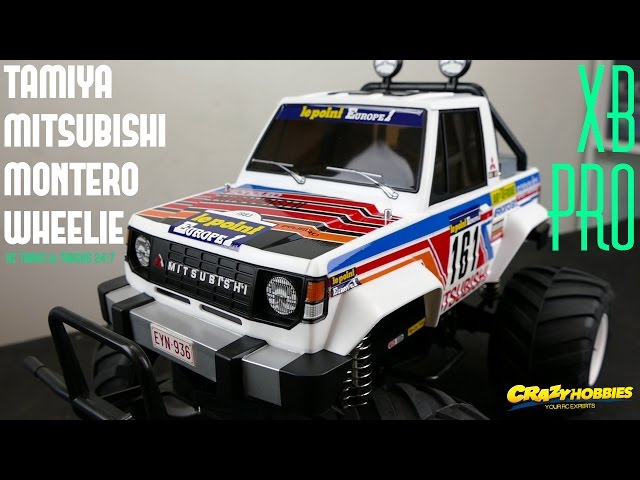 Tamiya XB Pro MITSUBISHI MONTERO/PAJERO WHEELIE - YouTube