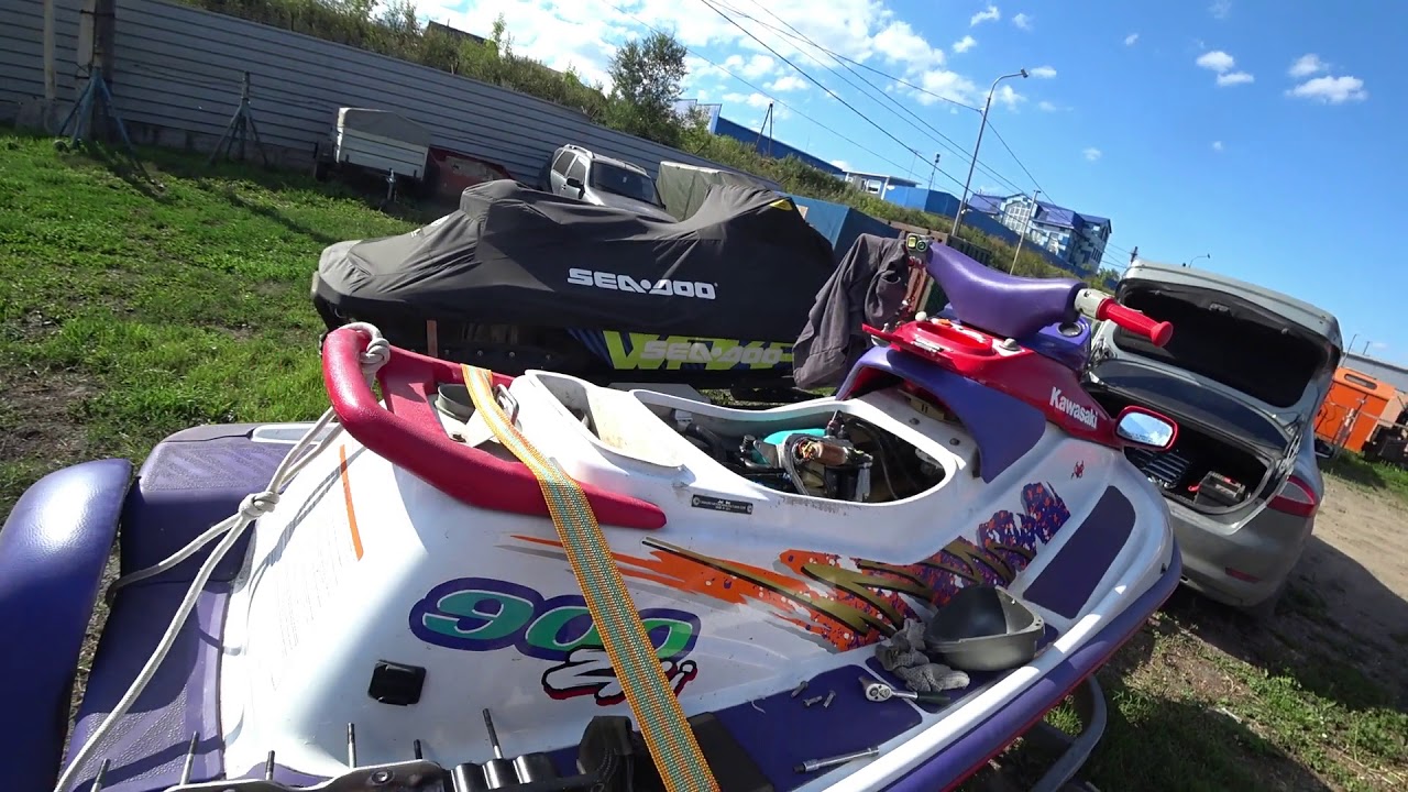 Kawasaki ZXi 900 trim repair | Ремонт trim Kawasaki ZXi 900 - YouTube