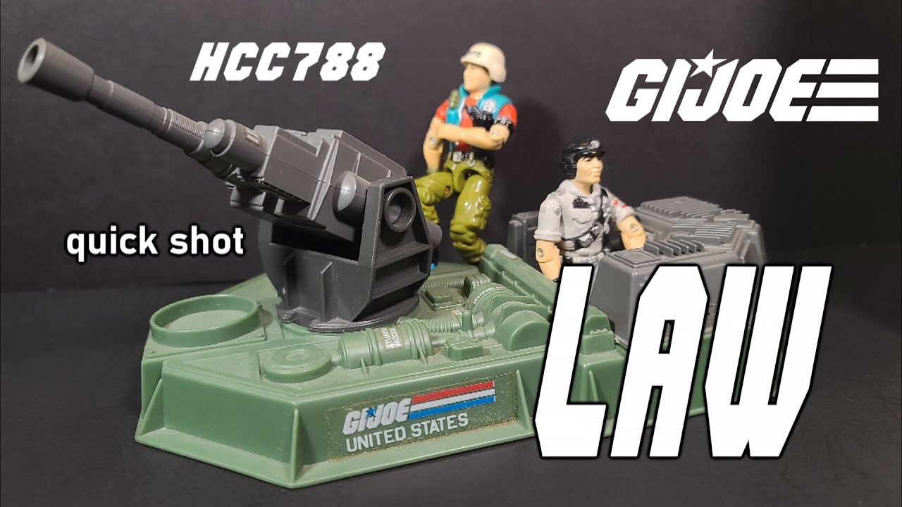 HCC788 quick shot - 1986 LAW - Laser Artillery Weapon - G.I. Joe