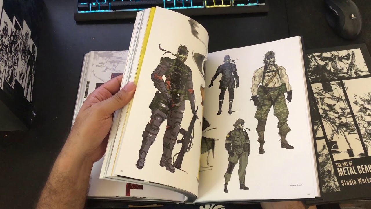 The Art of Metal Gear Solid I-IV Hardcover - YouTube