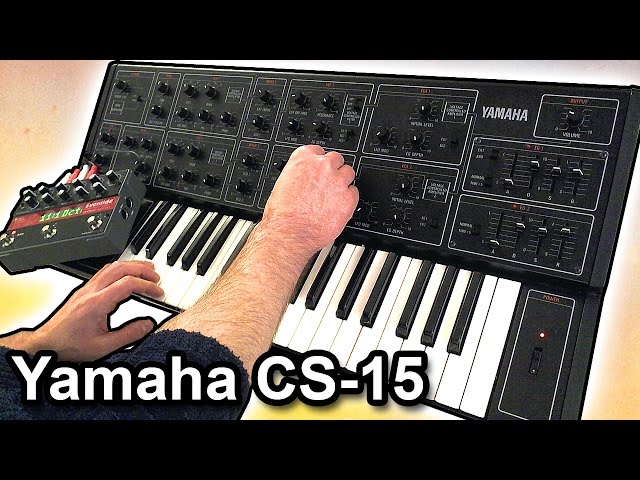 YAMAHA CS-15 synthesizer -- Ambient Chillout Music【SYNTH DEMO