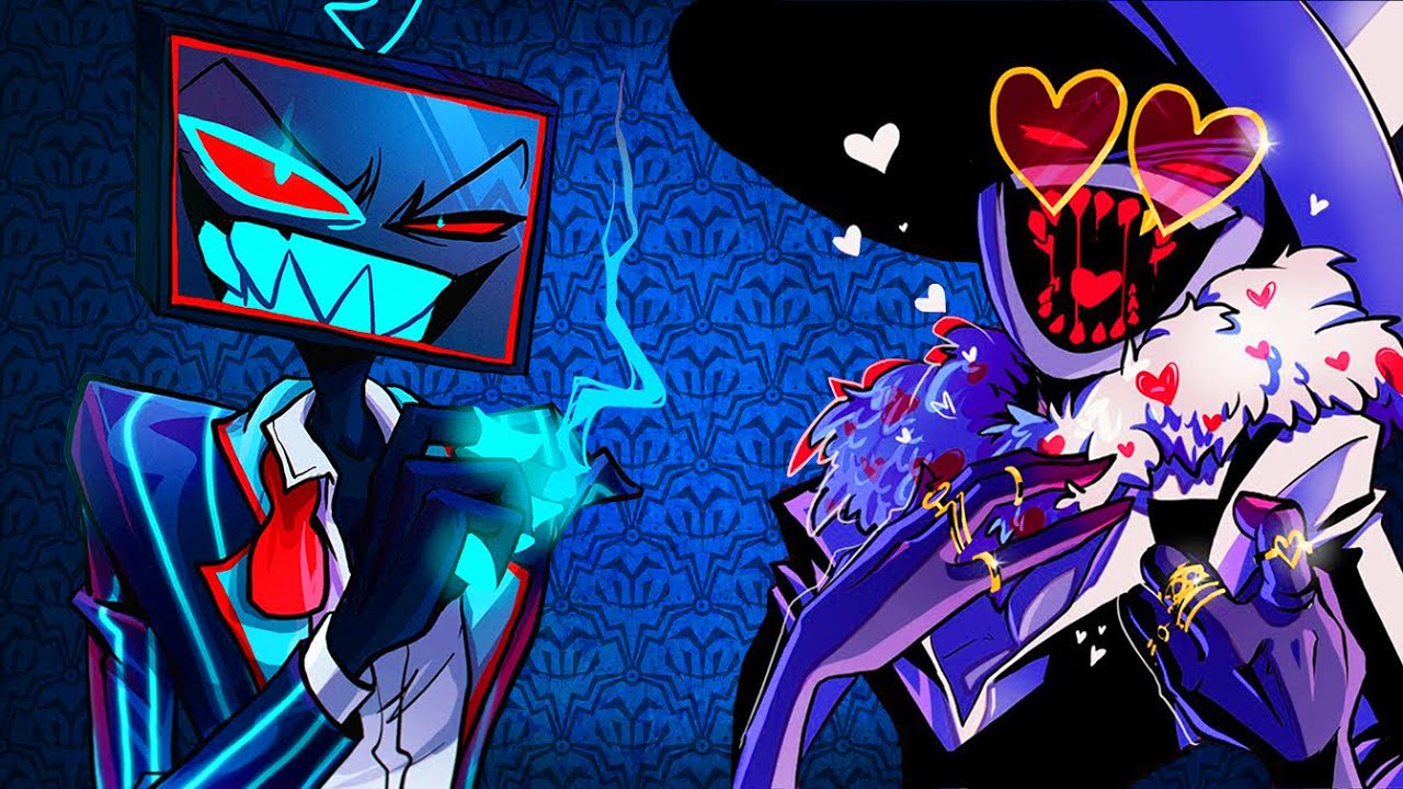 THE V'S BREAK UP - VOX X VALENTINO (Hazbin Hotel Comic Dub) - YouTube