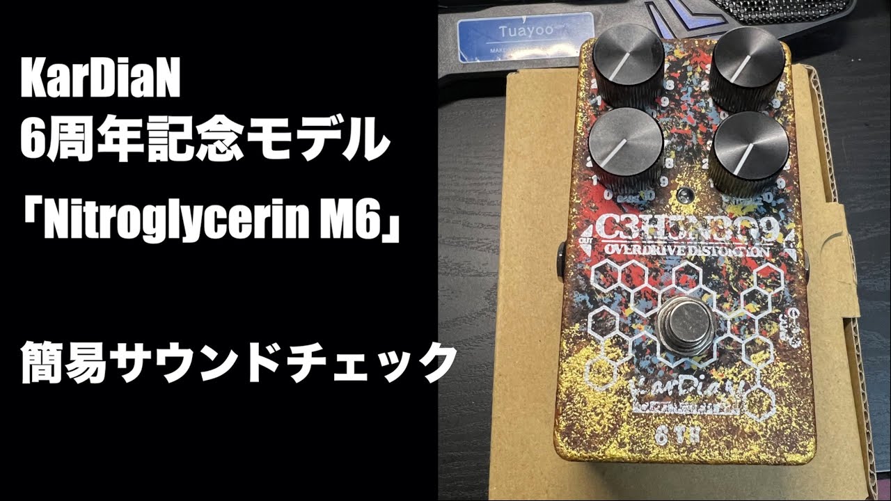 KarDiaN Nitroglycerin(ニトログリセリン) M6 弾いてみた - YouTube