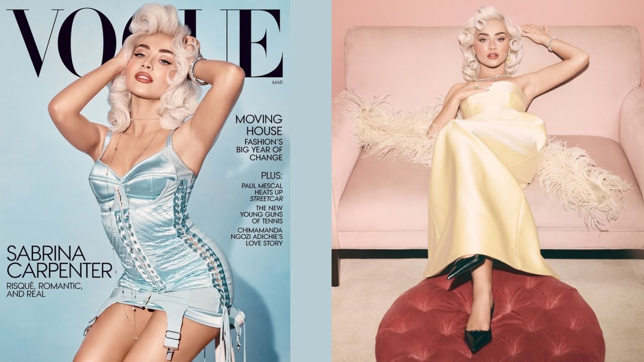 Read Vogue X Sabrina Carpenter March 2025 Issue - YouTube