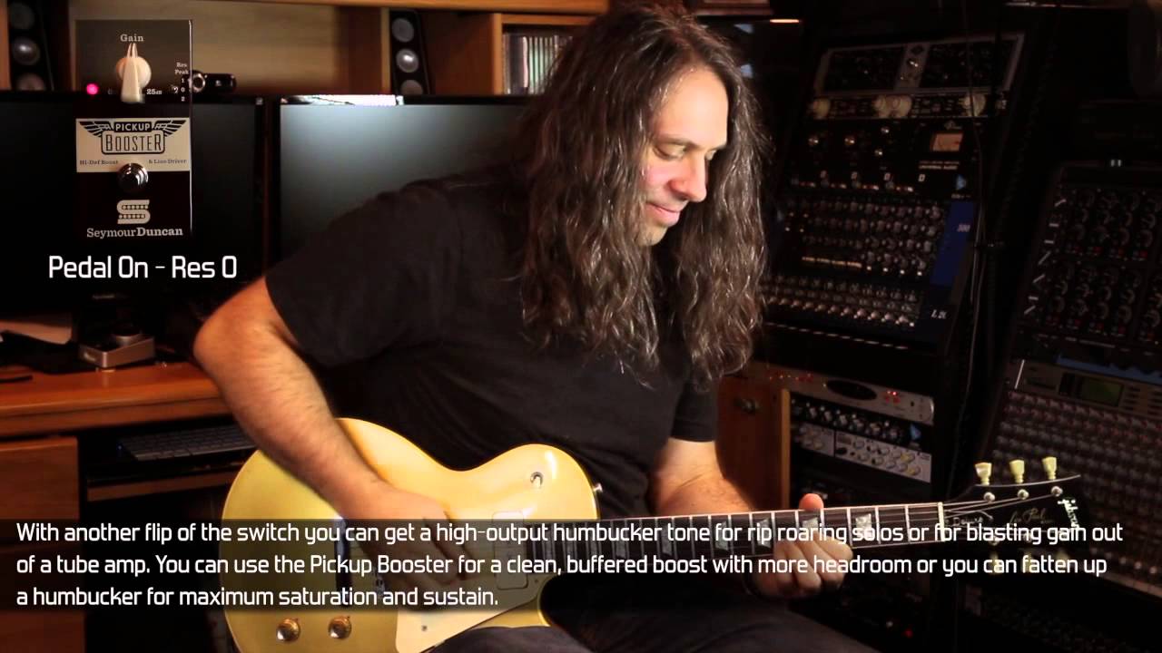 Seymour Duncan Pickup Booster Demo - YouTube
