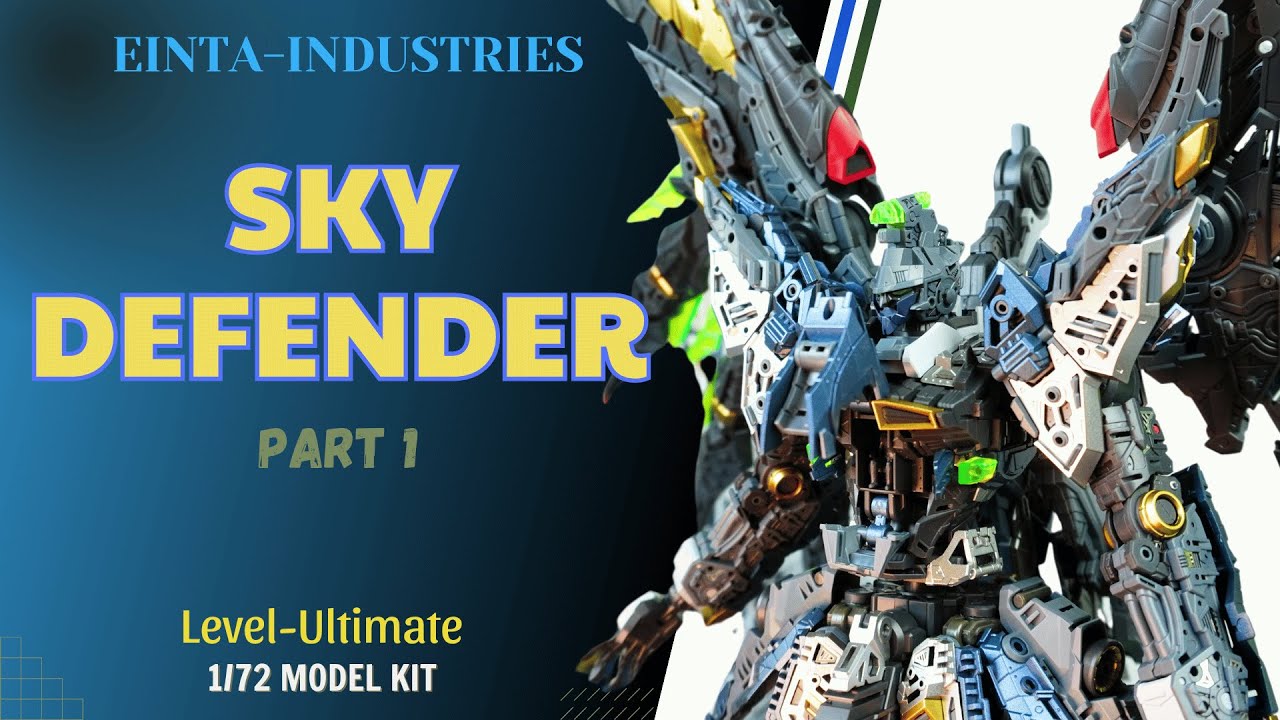 Review] EINTA-INDUSTRIES 1/72 Sky Defender Part 1: Frame build