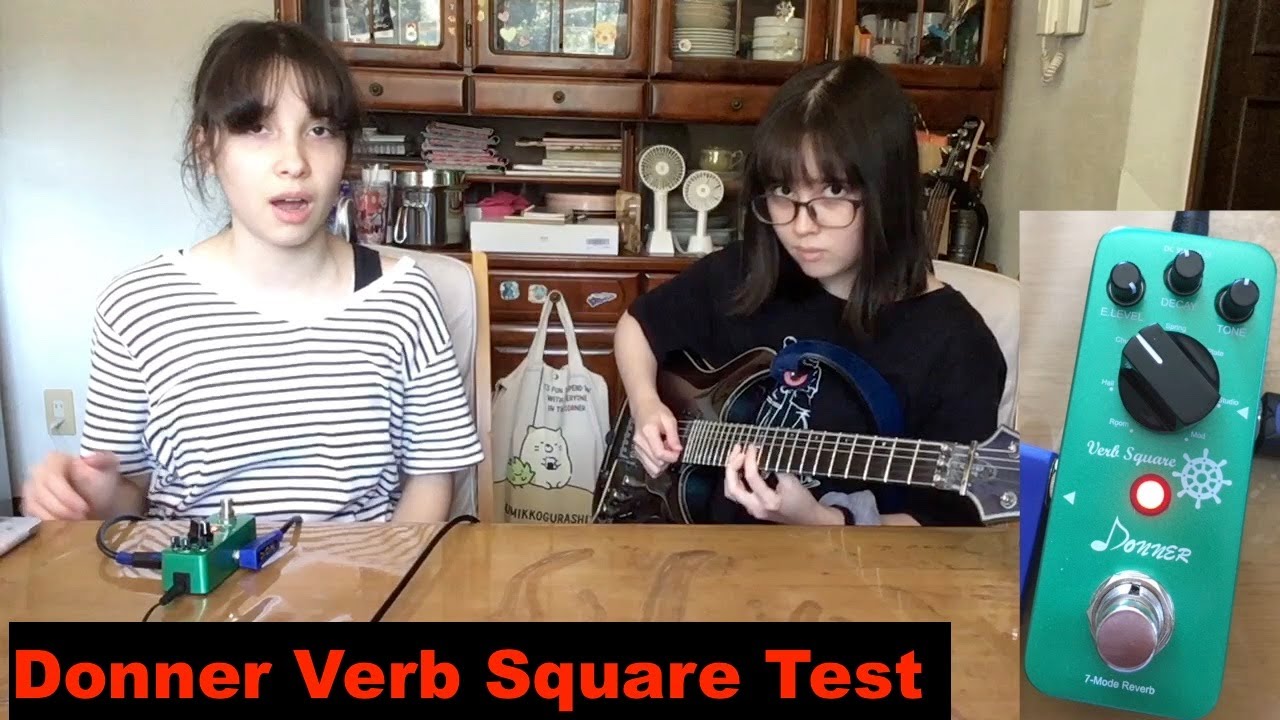 Donner Reverb Effector Verb Square Test! リバーブ エフェクター 7