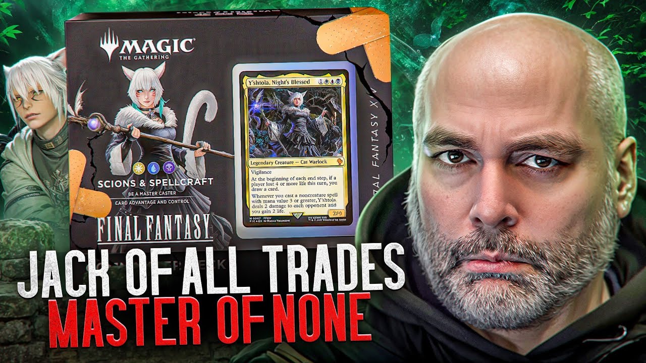 Ruined Y'shtola, Night's Blessed. Final Fantasy Commander Deck