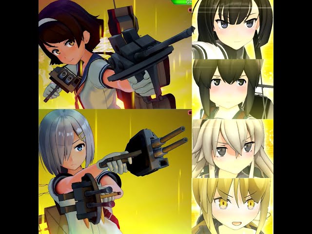 艦これアーケード「第二次サーモン海戦」（補強増設 6人そろって運動会