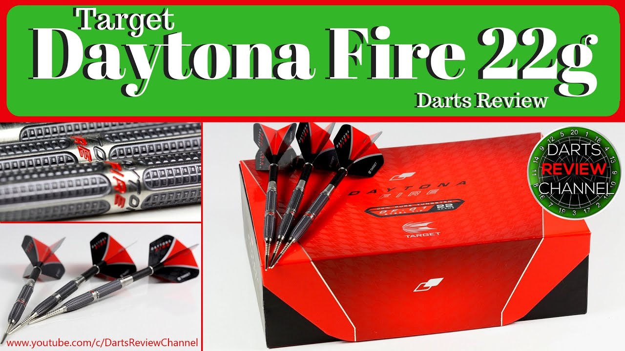 Target Daytona Fire 22g darts review - YouTube
